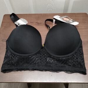 Daisy Fuentes Midnight Black Lace Bra